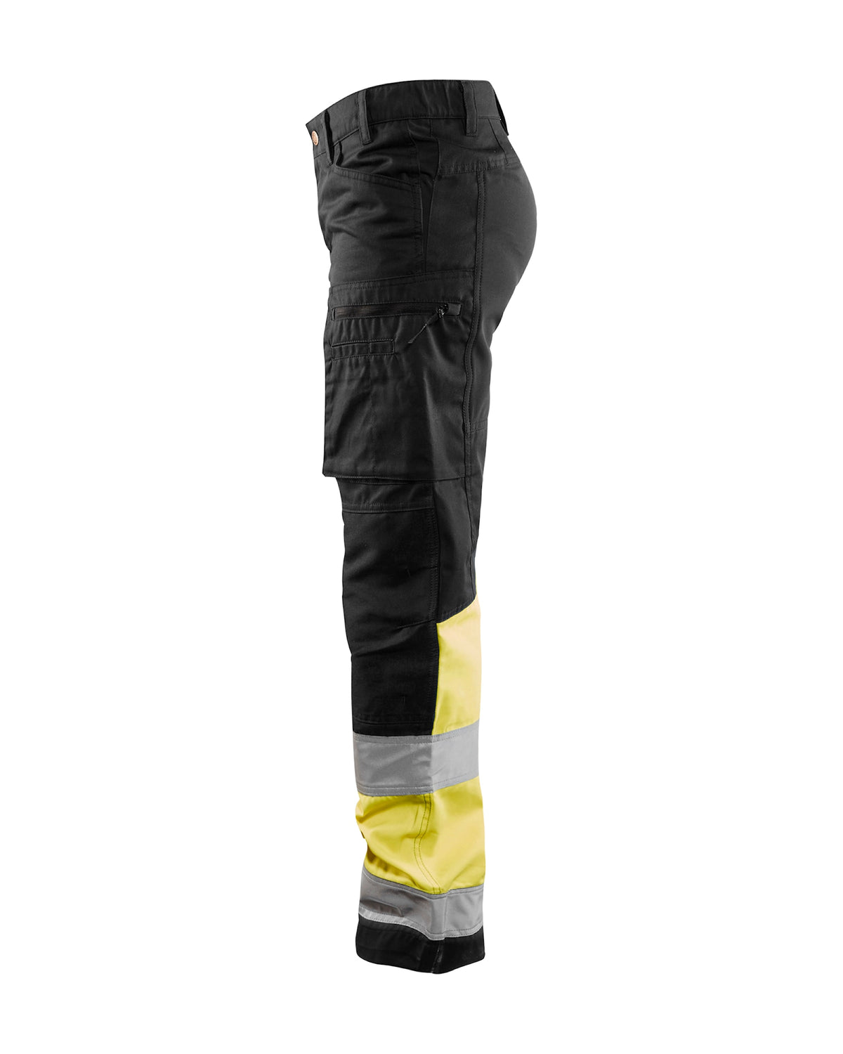 Blåkläder Damen 7161 Warnschutz Bundhose – schwarz/gelb