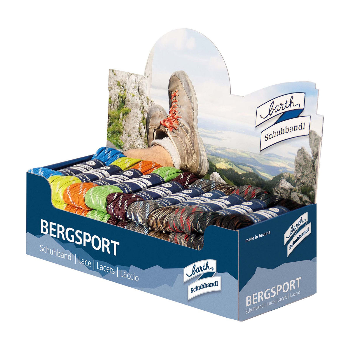 Barth Bergsport-Senkel halbraund sortiert - workXperts