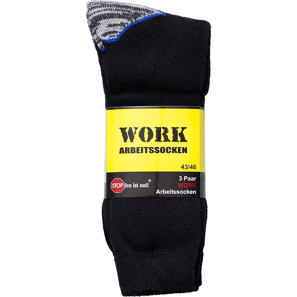 Dr.Bieler Herren Arbeitssocke farblich sort. 3er P