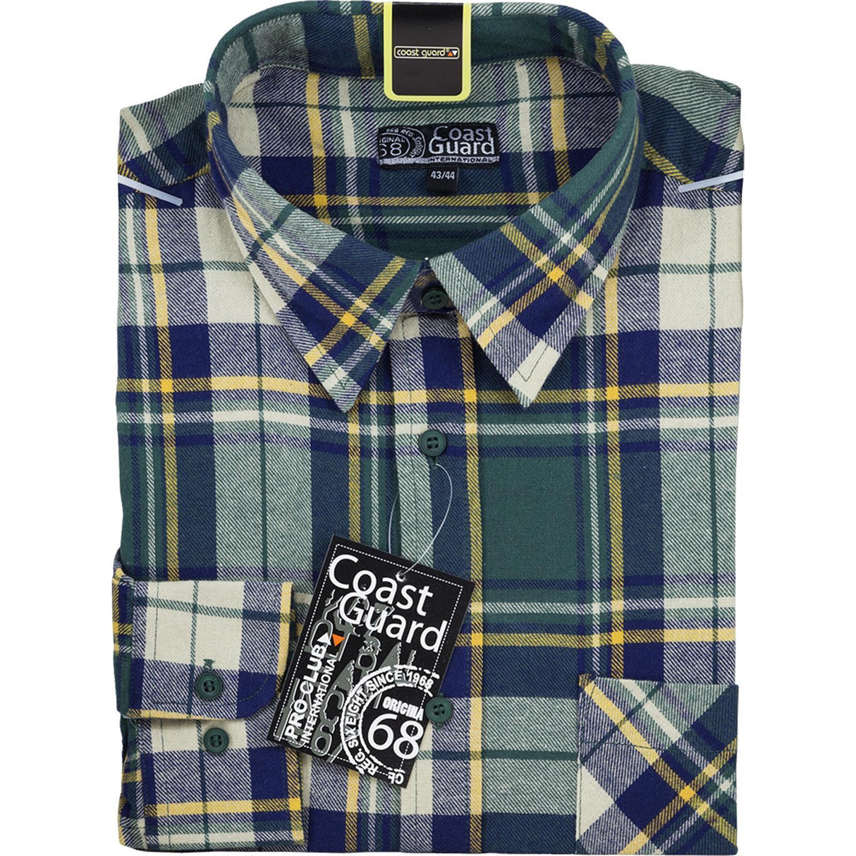 Terrax Flanellhemd 100% Baumwolle