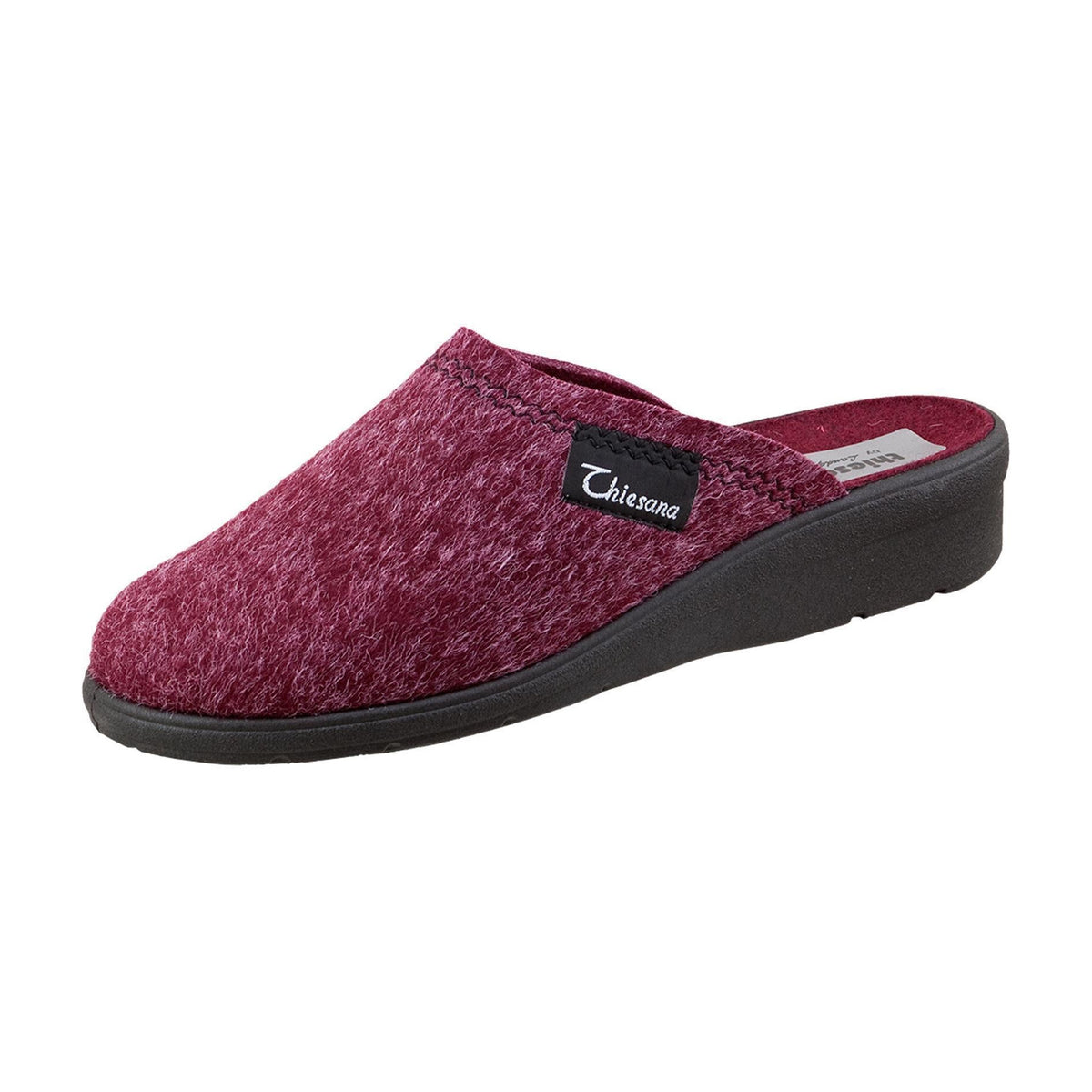 Silvi Schuhe Wollfilz bordeaux Wörishofer Fußbett - workXperts