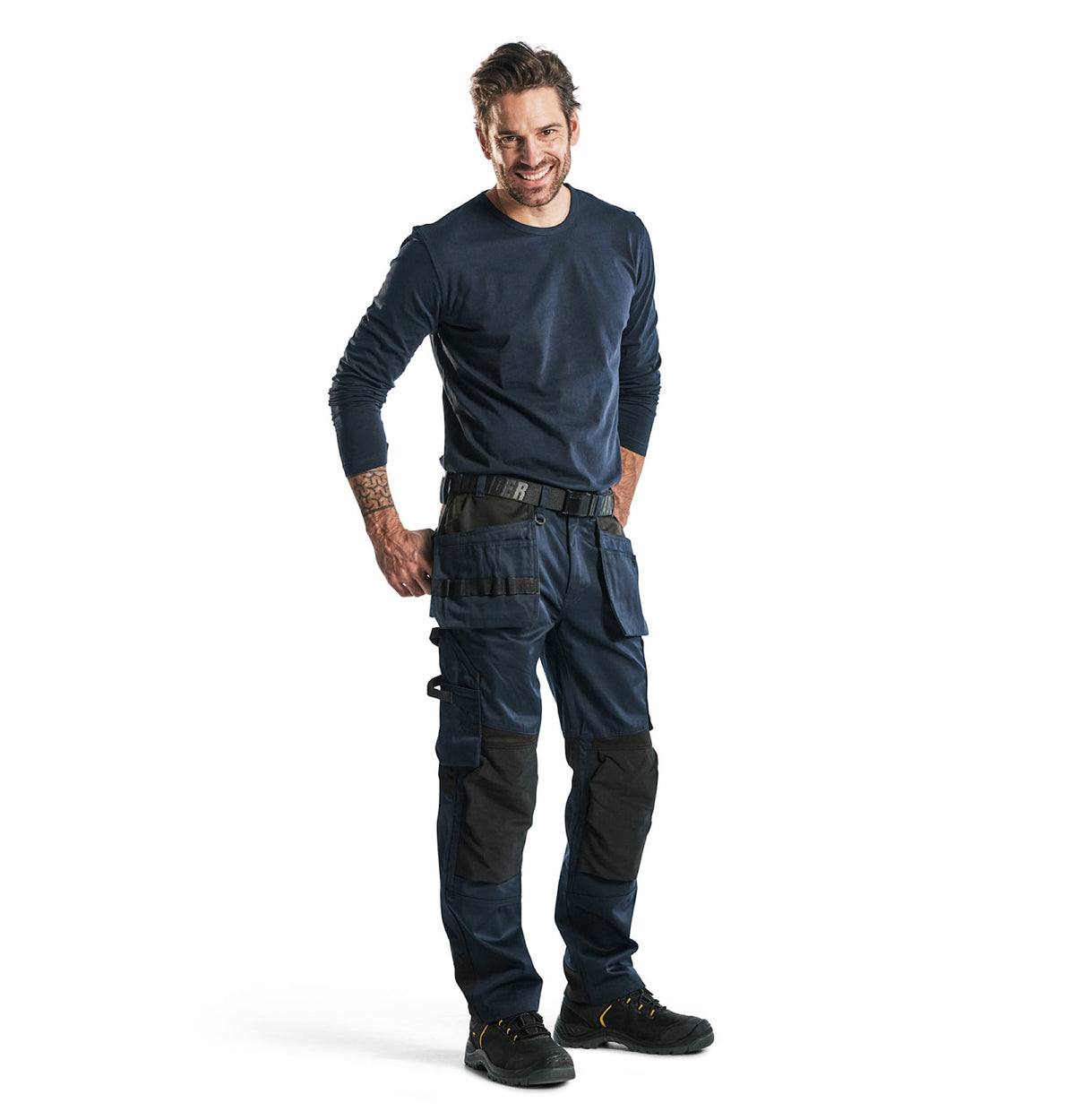 Blåkläder 3500 Langarmshirt – dunkelmarine