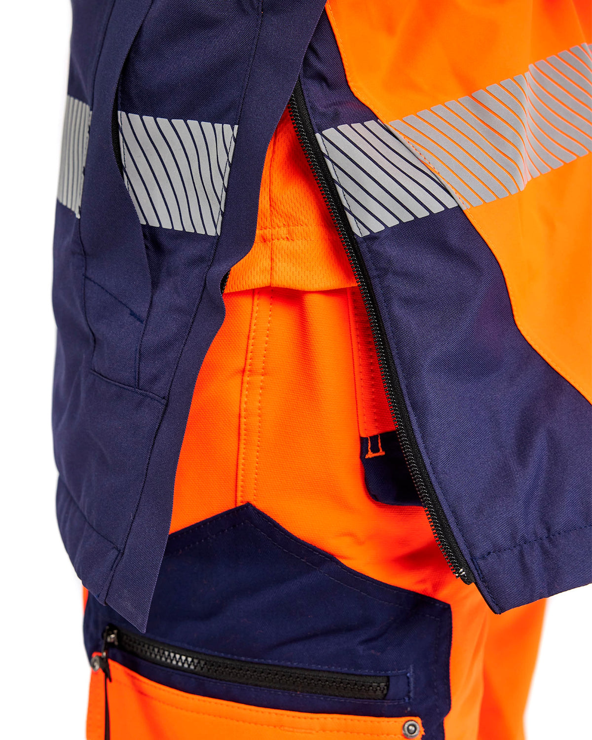 Blåkläder 4457 Warnschutz Winterparka Kl. 3 – orange/marine