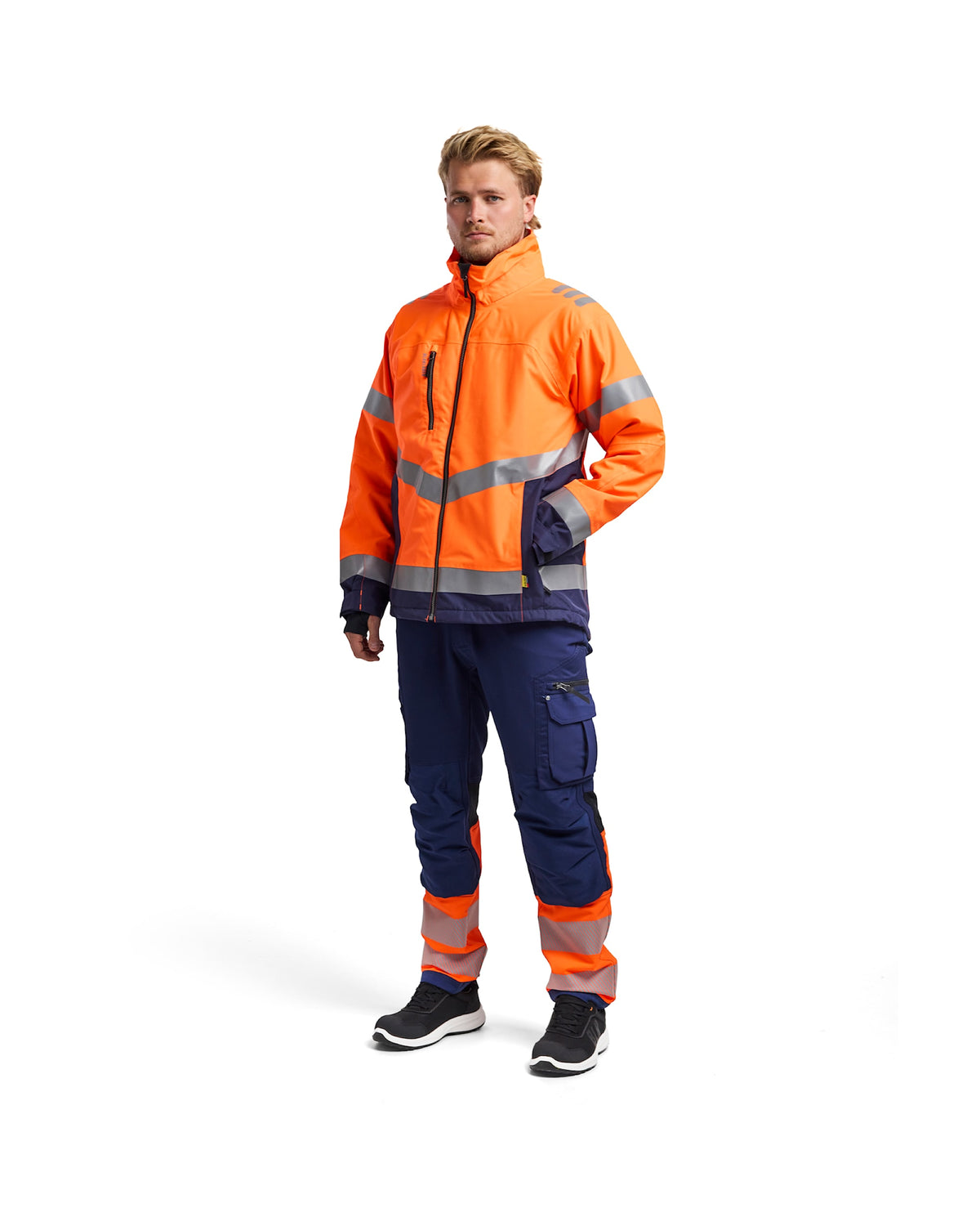 Blåkläder 4780 Warnschutz Winterjacke – orange/marine