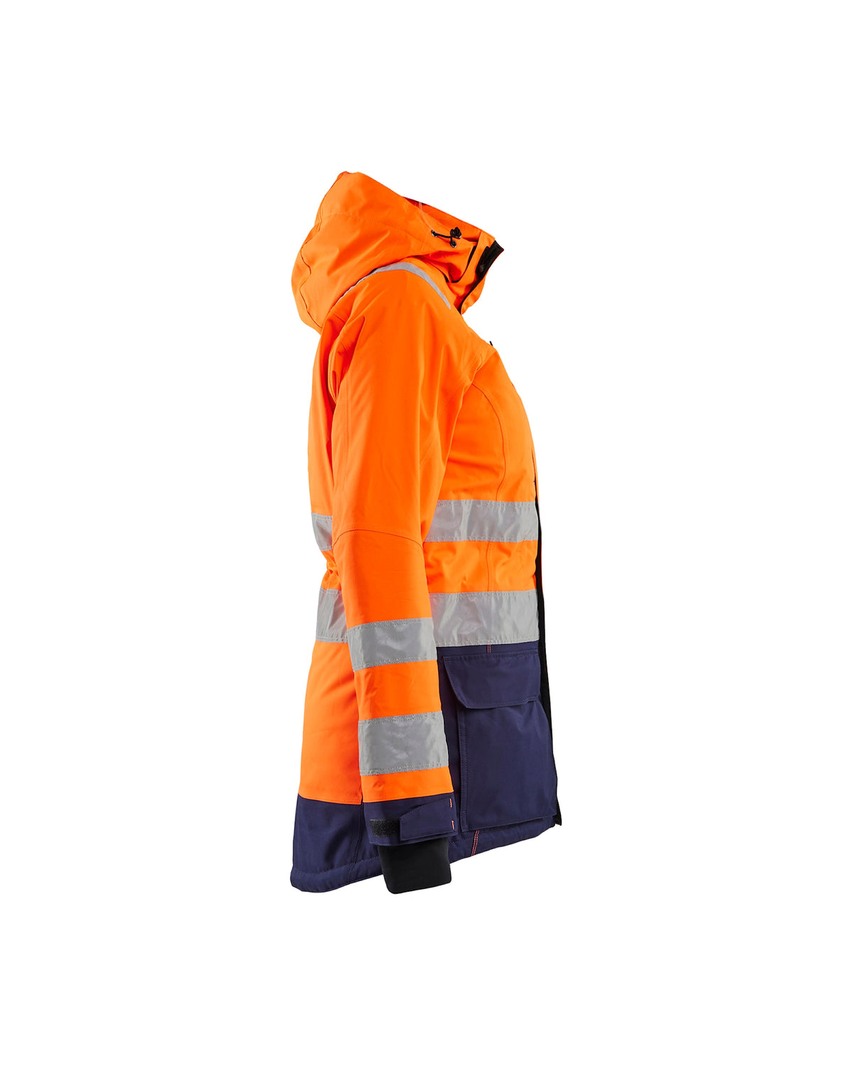 Blåkläder Damen 4472 Warnschutz Winterparka – orange/marine
