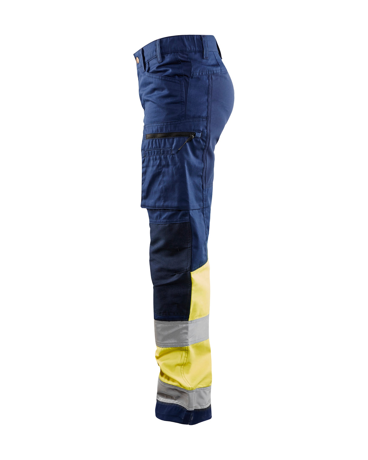 Blåkläder Damen 7161 Warnschutz Bundhose – marine/gelb