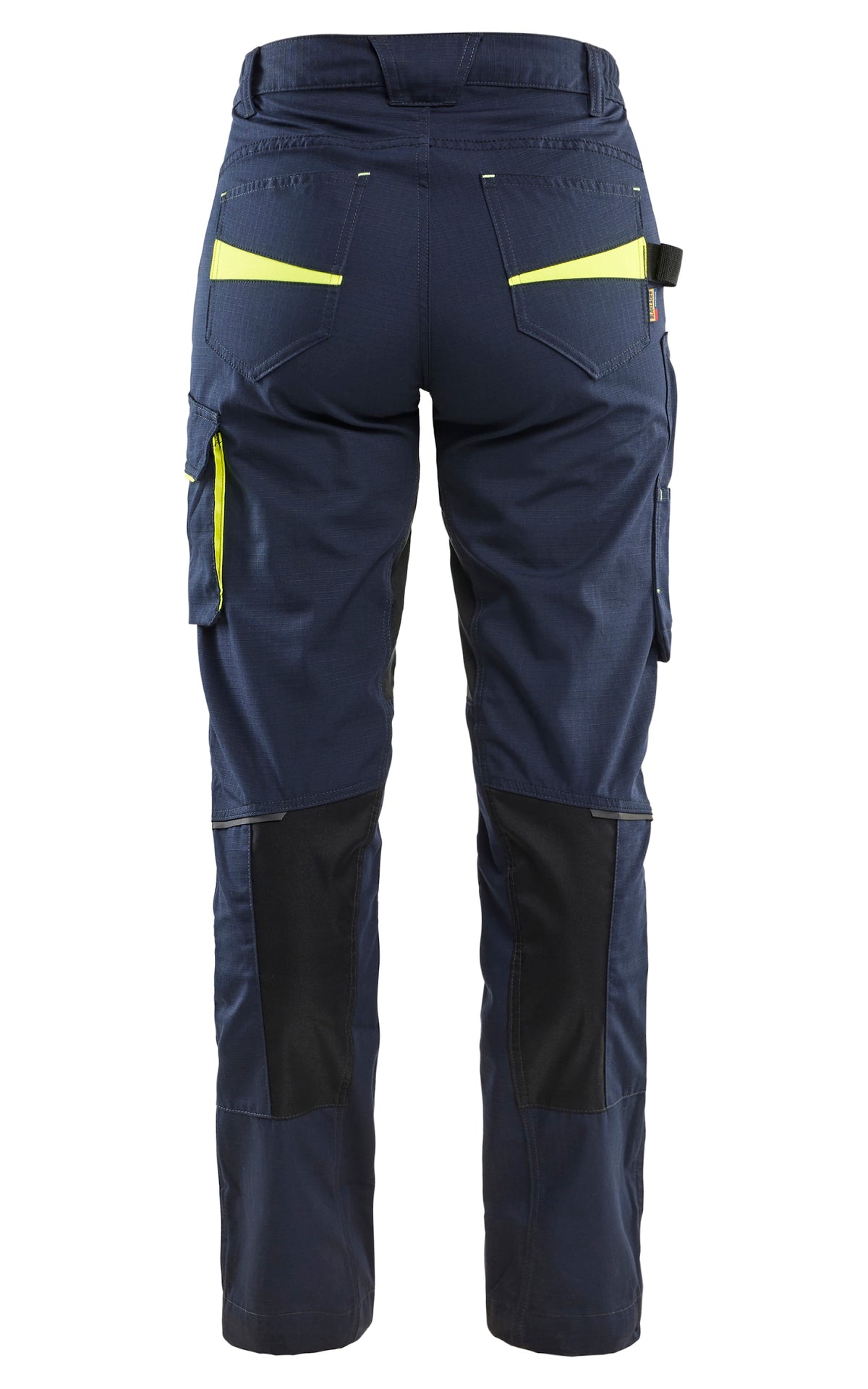 Blåkläder Damen 7195 Stretch Servicehose – dunkelmarine/gelb