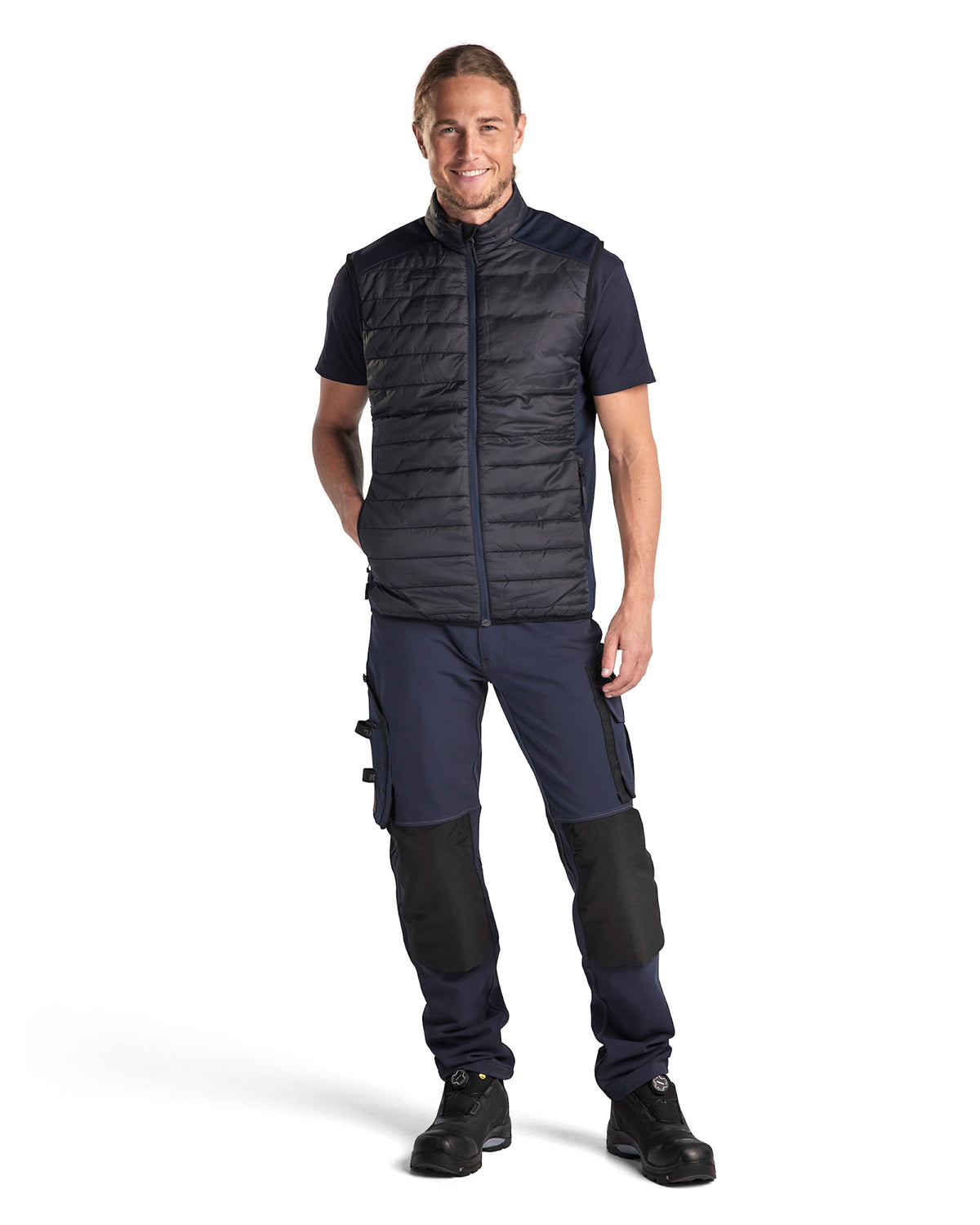 Blåkläder 3863 Unite Steppweste – schwarz/dunkelmarine