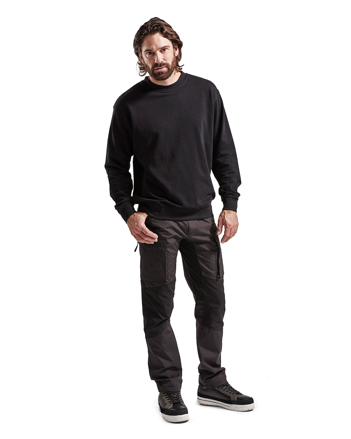 Blåkläder 3340 Rundhals Pullover – schwarz