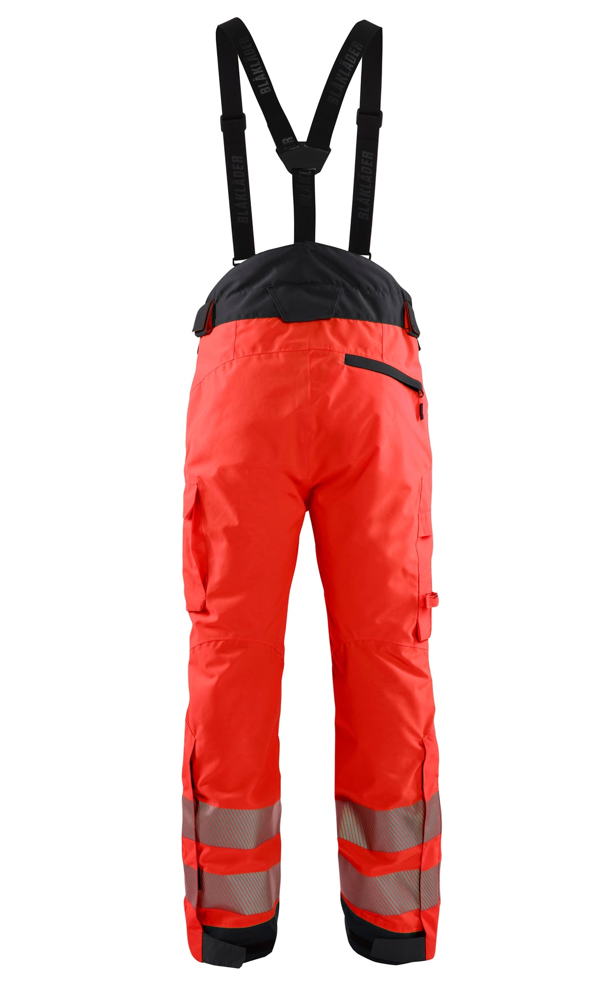 Blåkläder 1875 Warnschutz Winterhose – rot/schwarz