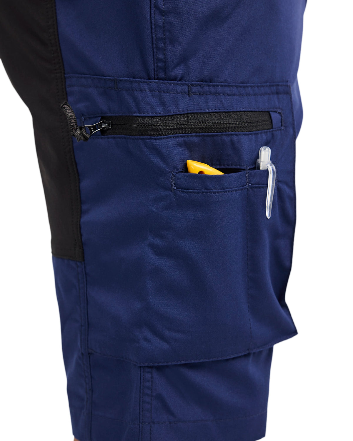 Blåkläder 1449 Service-Shorts Stretch – marine/schwarz