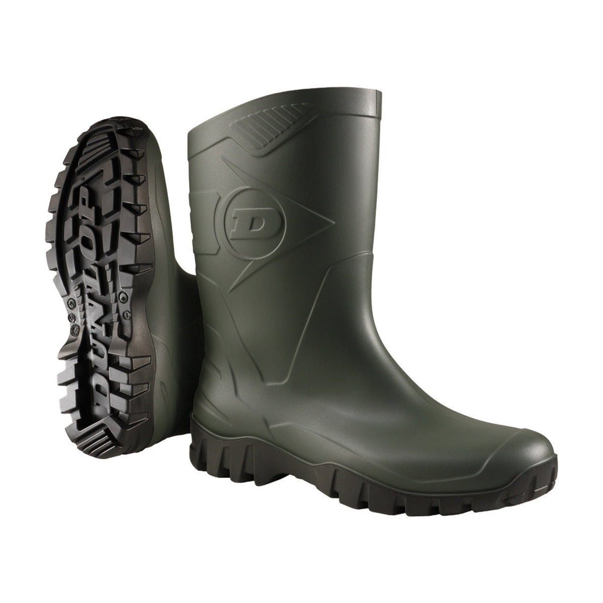 Dunlop Dee Stiefel grün/schwarz