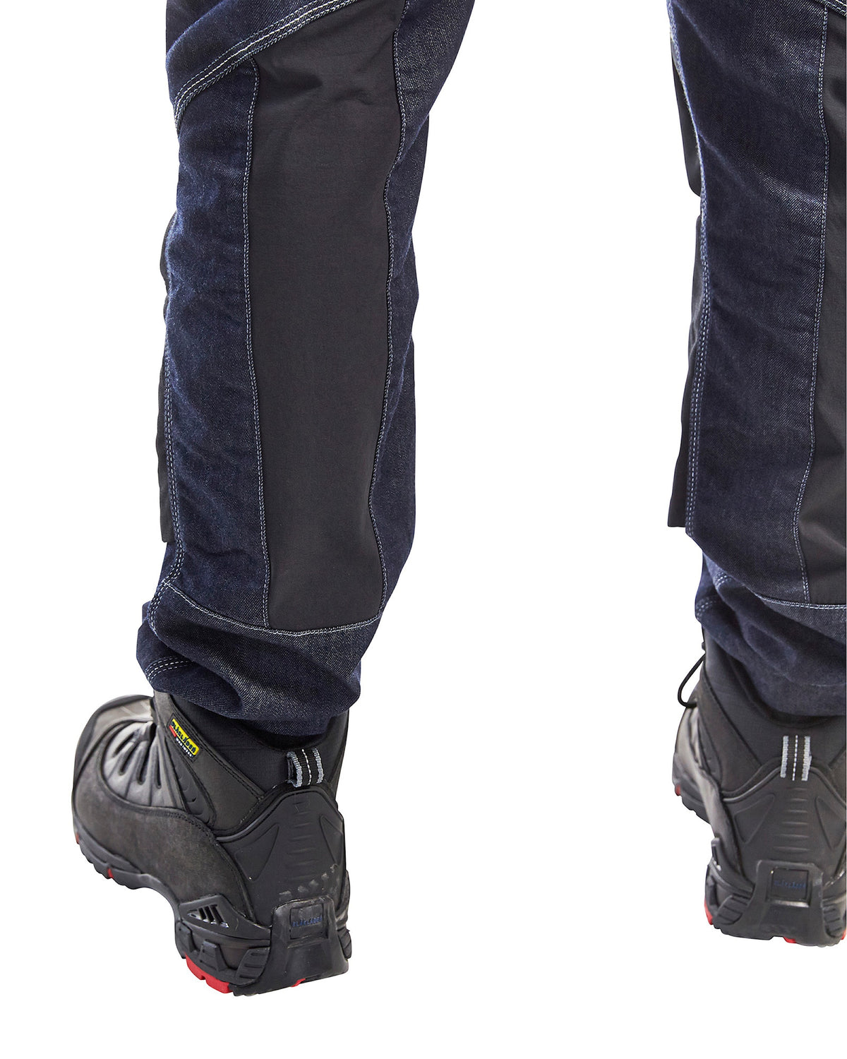 Blåkläder X1900 Stretch Jeans-Handwerkerhose – marine/schwarz