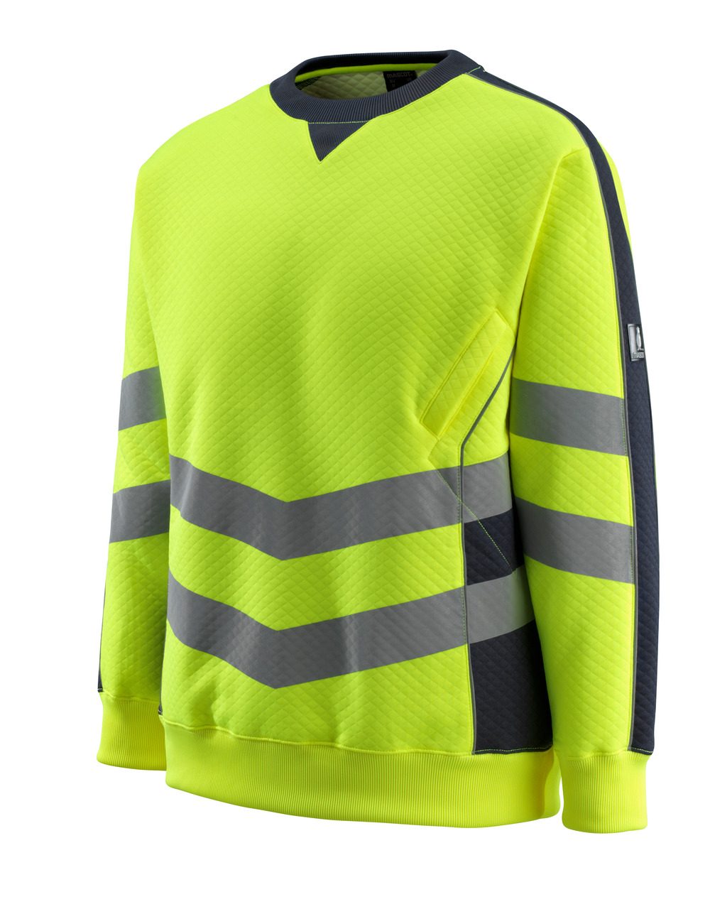 Mascot Wigton Safe Supreme Warn-Sweatshirt – gelb/schwarzblau