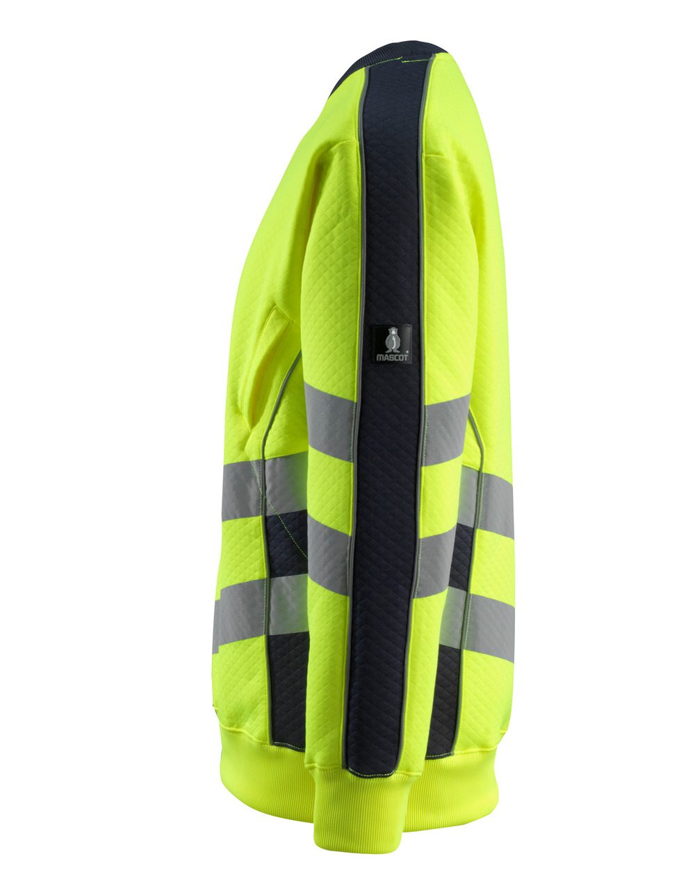 Mascot Wigton Safe Supreme Warn-Sweatshirt – gelb/schwarzblau
