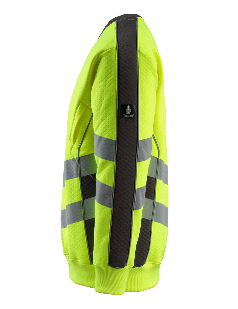 Mascot Wigton Safe Supreme Warn-Sweatshirt – warngelb/anthrazit