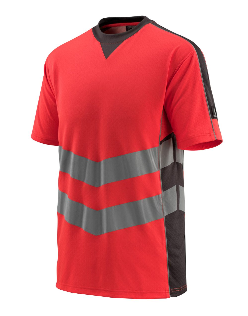 Mascot Sandwell Safe Supreme Warn-T-Shirt – rot/dunkelanthrazit