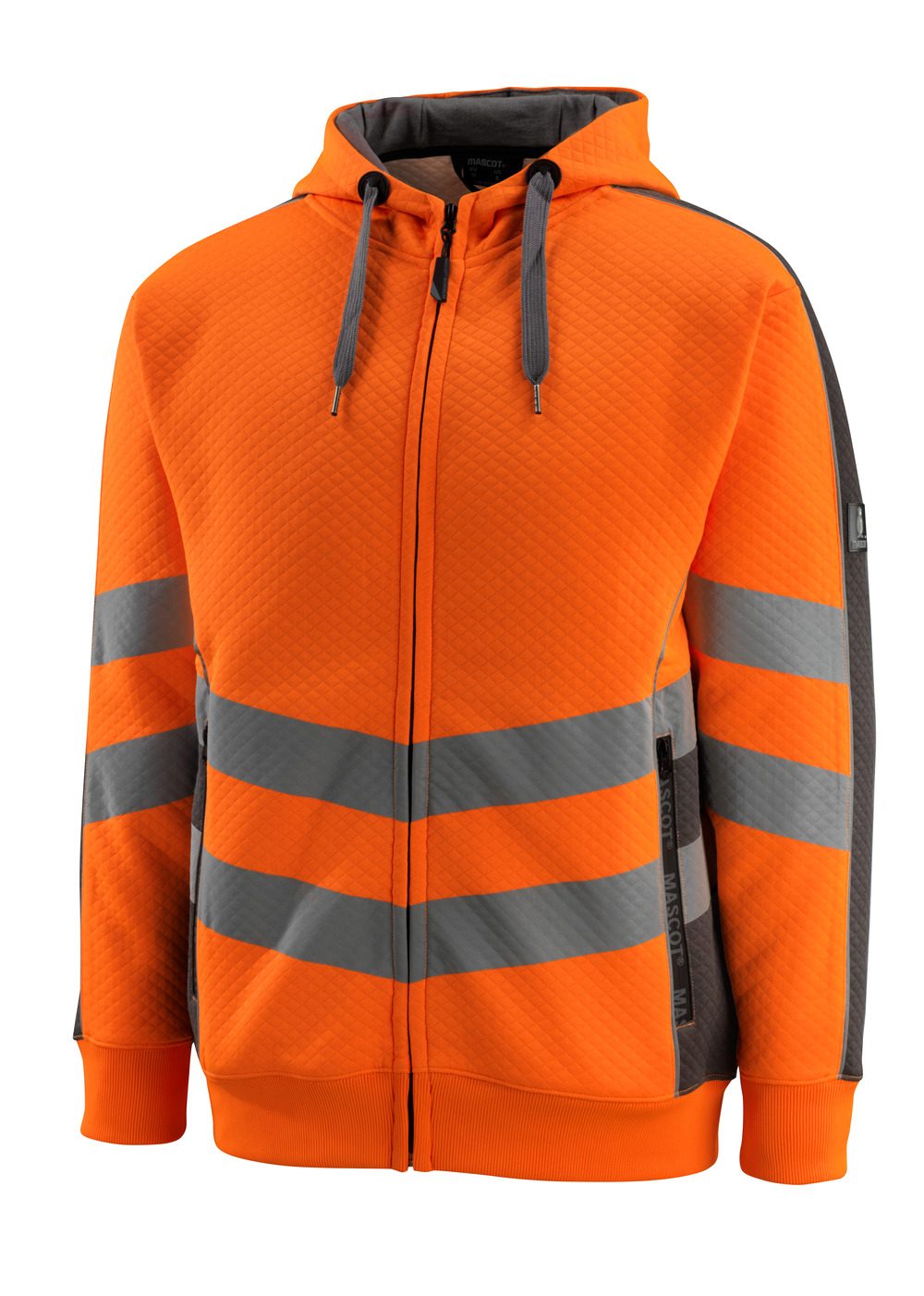 Mascot Corby Safe Supreme Warn-Kapuzensweater – warnorange/anthrazit