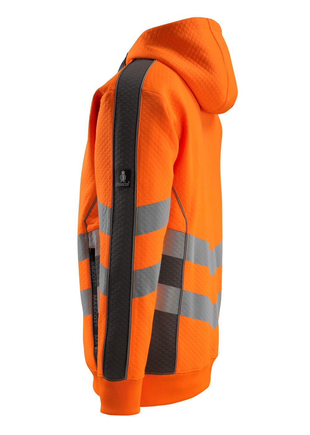Mascot Corby Safe Supreme Warn-Kapuzensweater – warnorange/anthrazit