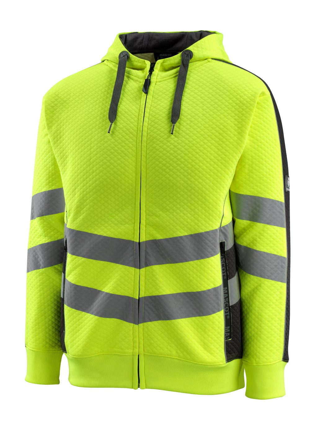 Mascot Corby Safe Supreme Warn-Kapuzensweater – gelb/schwarz