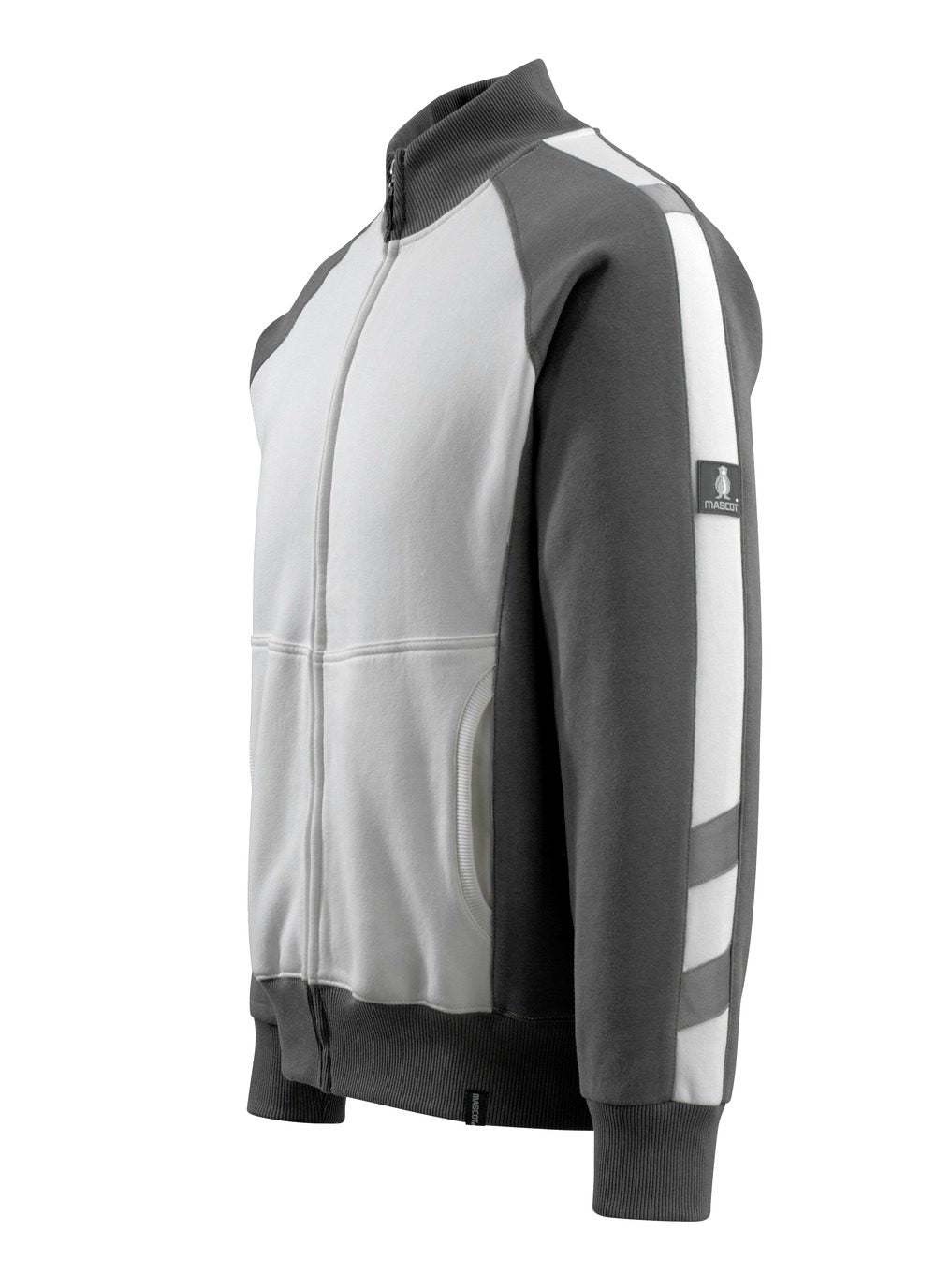Mascot Amberg Unique Sweatjacke – weiß/anthrazit