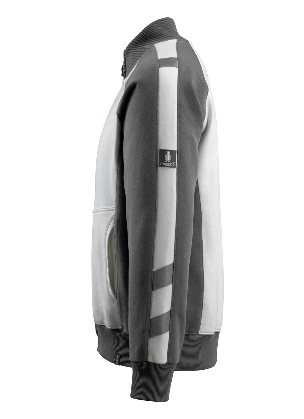 Mascot Amberg Unique Sweatjacke – weiß/anthrazit