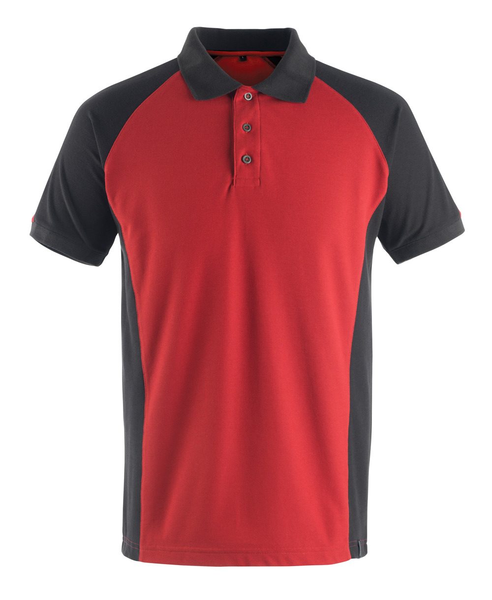 Mascot Bottrop Unique Polo-Shirt – rot/schwarz
