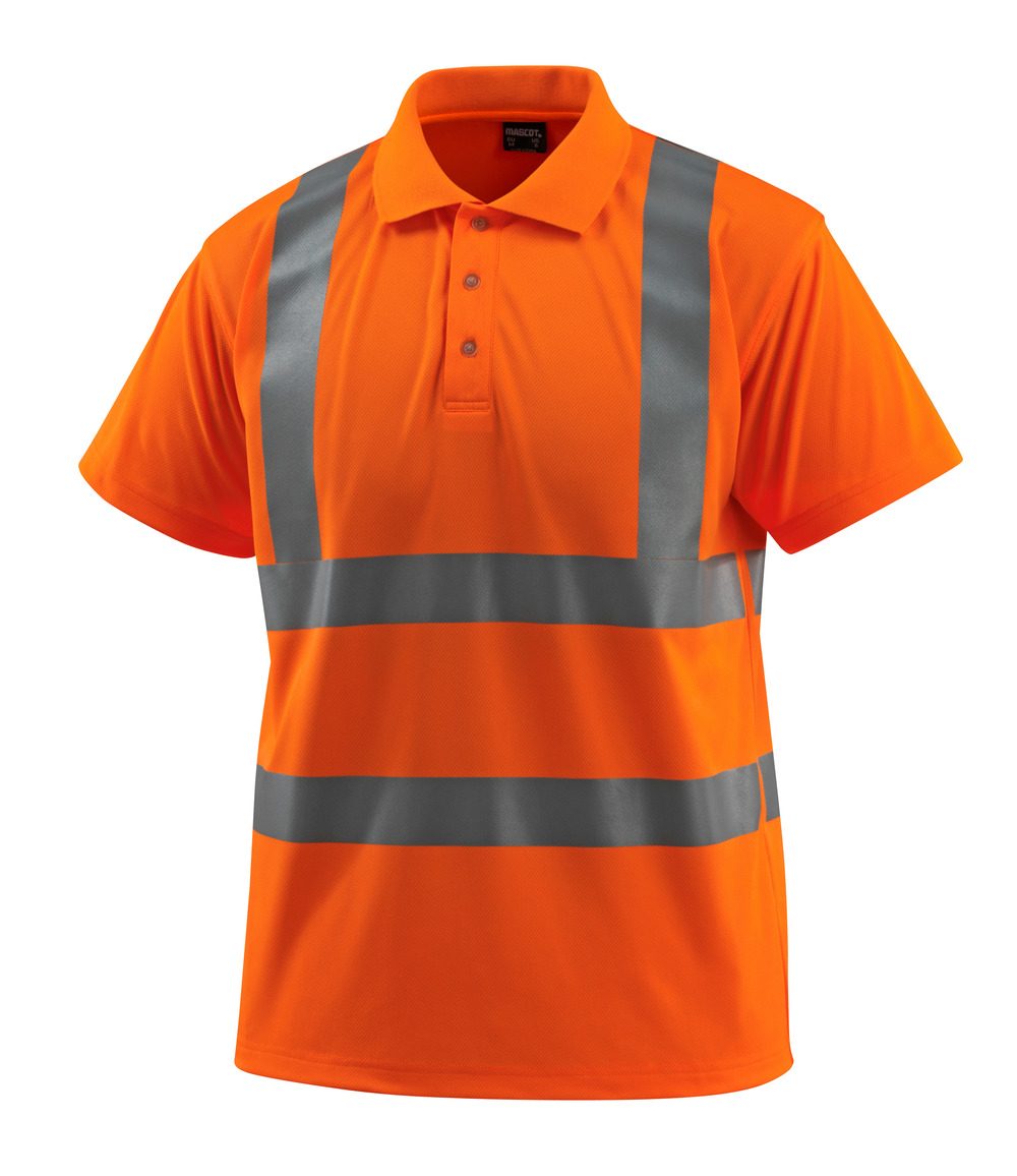 Mascot Bowen Safe Light Warnschutz Polo-Shirt – fluororange