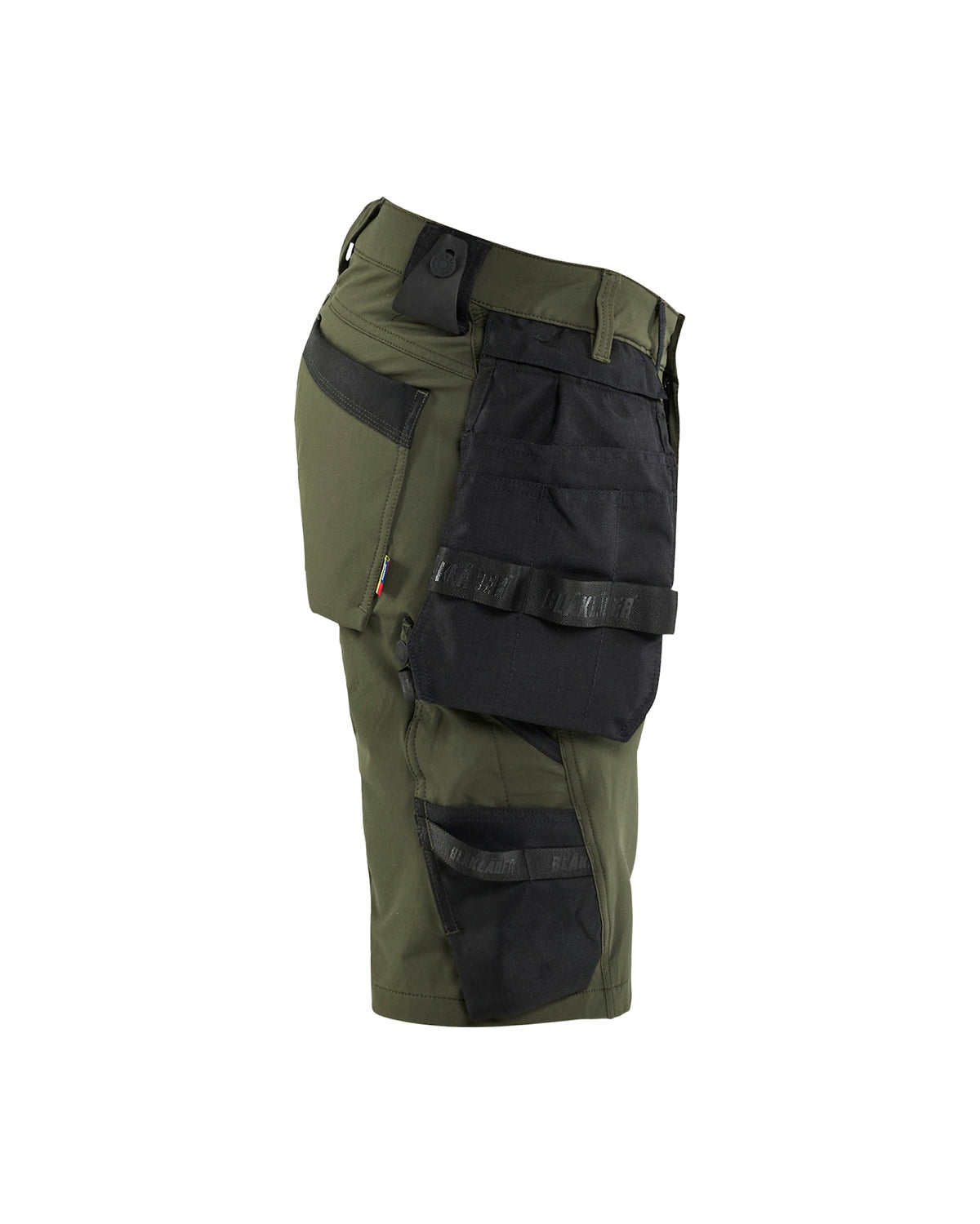 Blåkläder 1702 Arbeitsshorts – waldgrün/schwarz