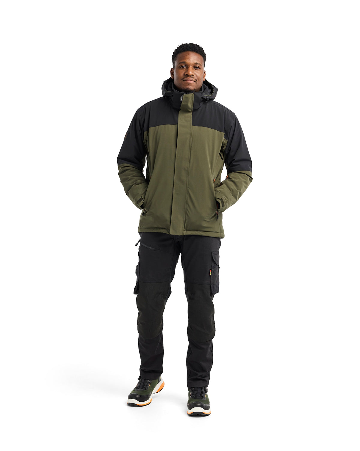 Blåkläder 4991 Striker Stretch Winterjacke – waldgrün/rost
