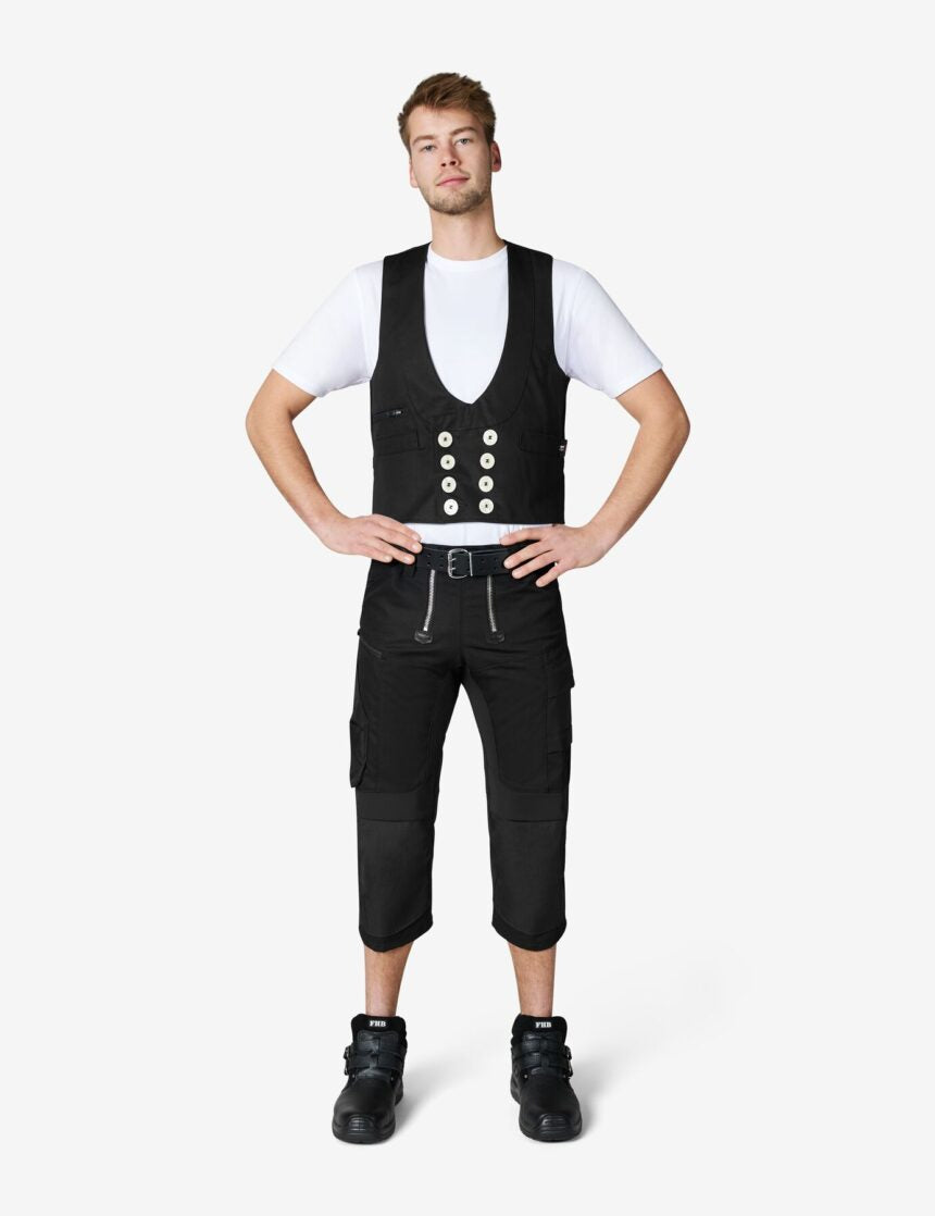 Stretch Zunft Piratenhose "LOU" - FHB® schwarz