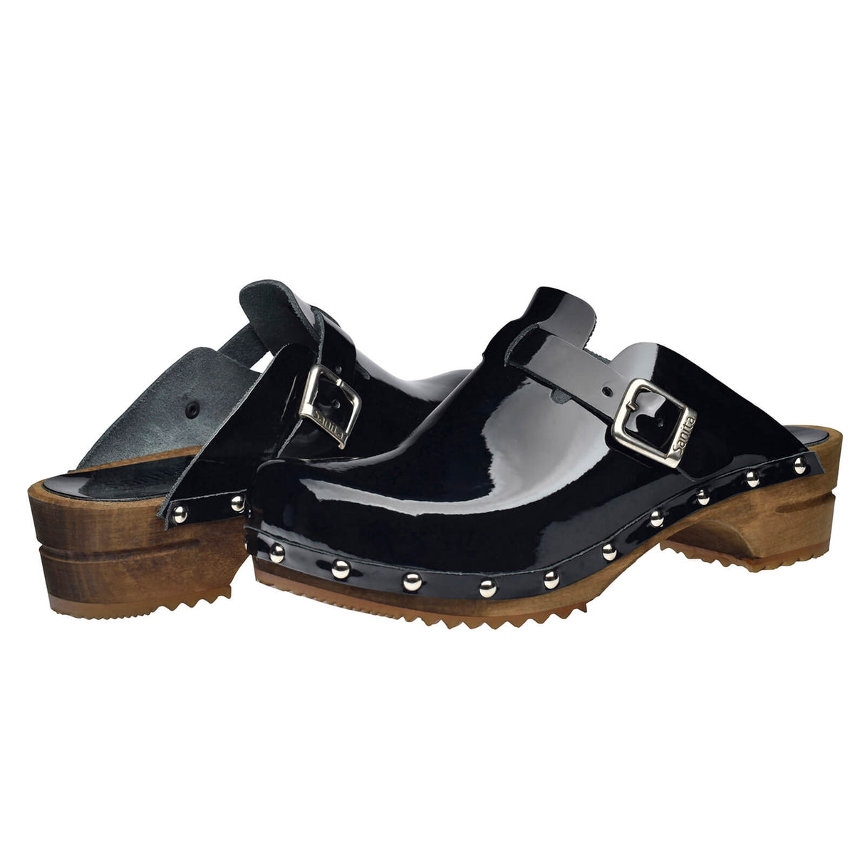 Sanita Wood-Krisla Open Clog