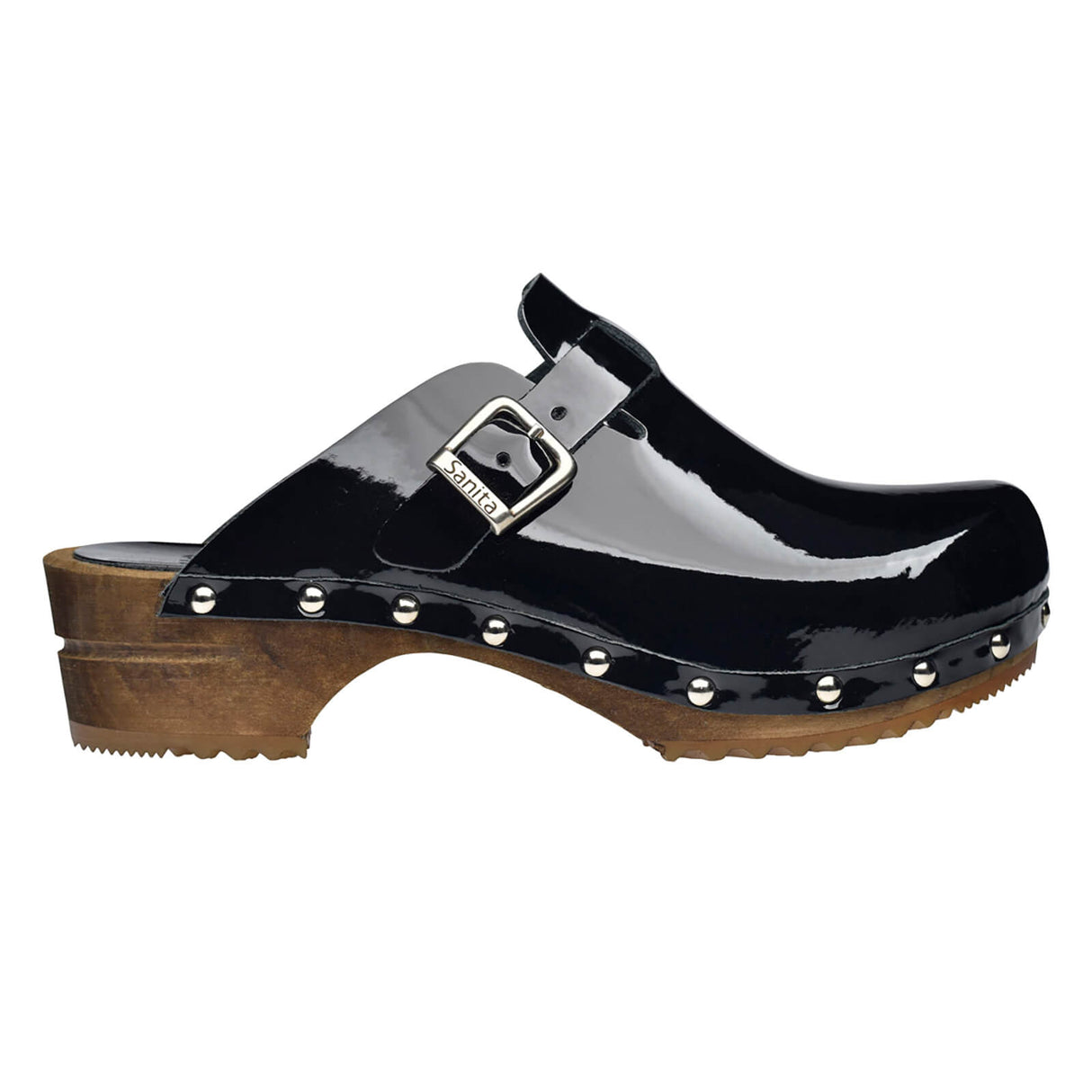 Sanita Wood-Krisla Open Clog