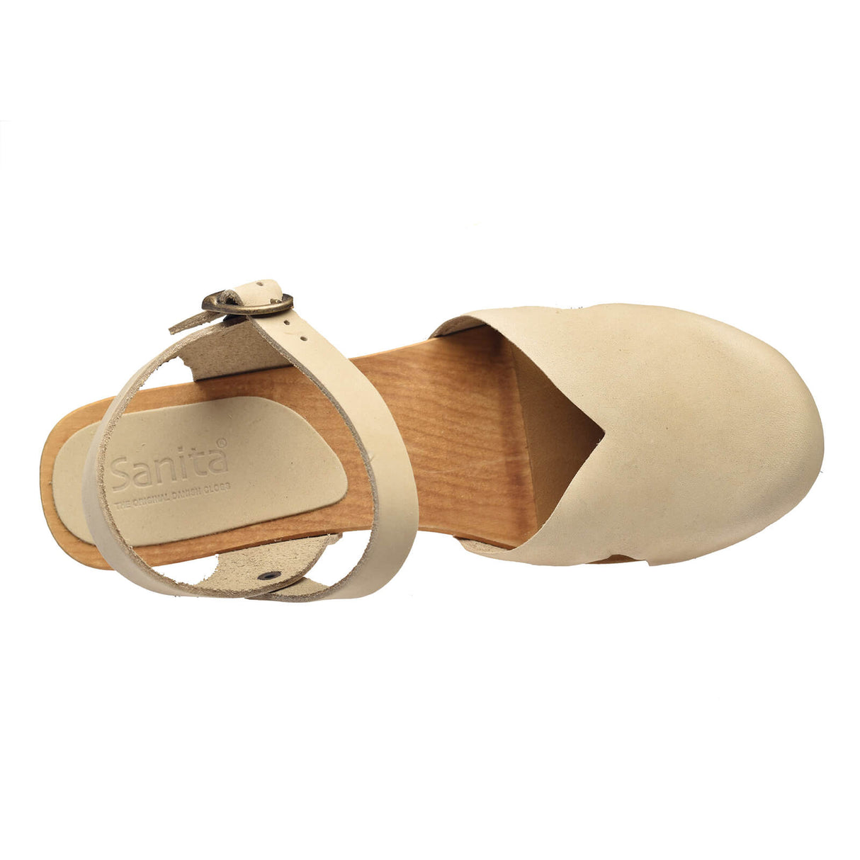 Sanita Wood-Matrix Square Flex Sandal Sandale