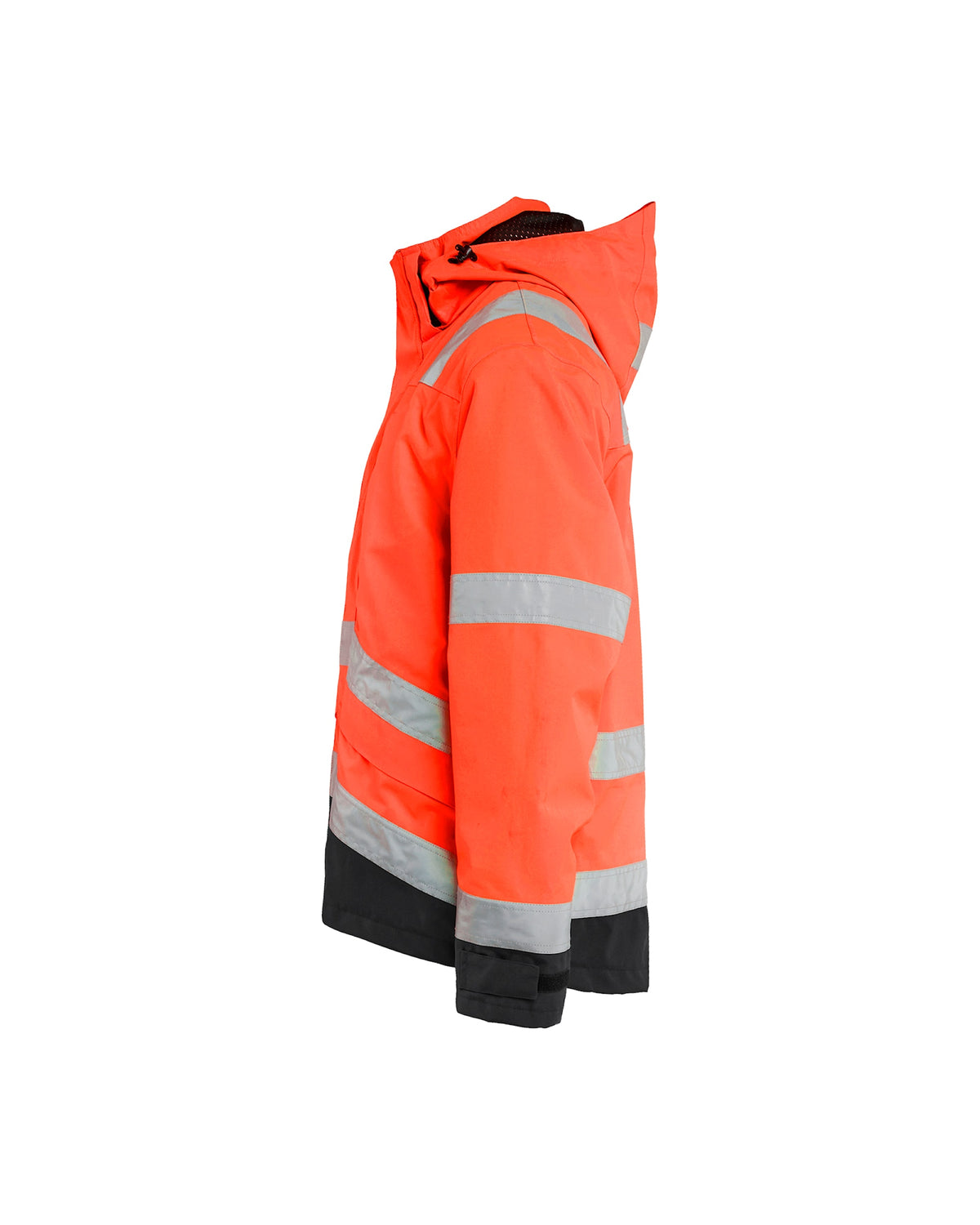 Blåkläder 4837 Warnschutz Regenjacke – rot/schwarz