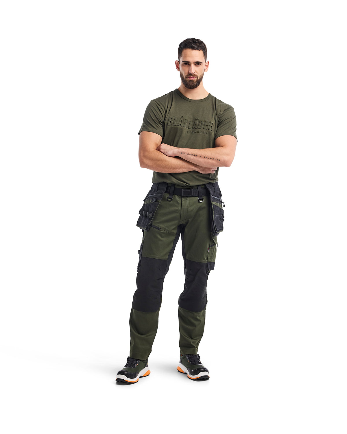 Blåkläder Striker Handwerkerhose – waldgrün/schwarz