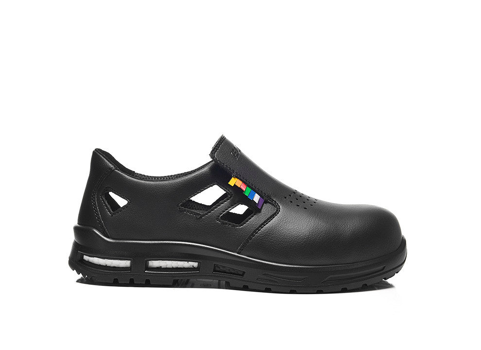 Elten Brice AIR LOW S1P Sicherheitshalbschuh schwarz – schwarz