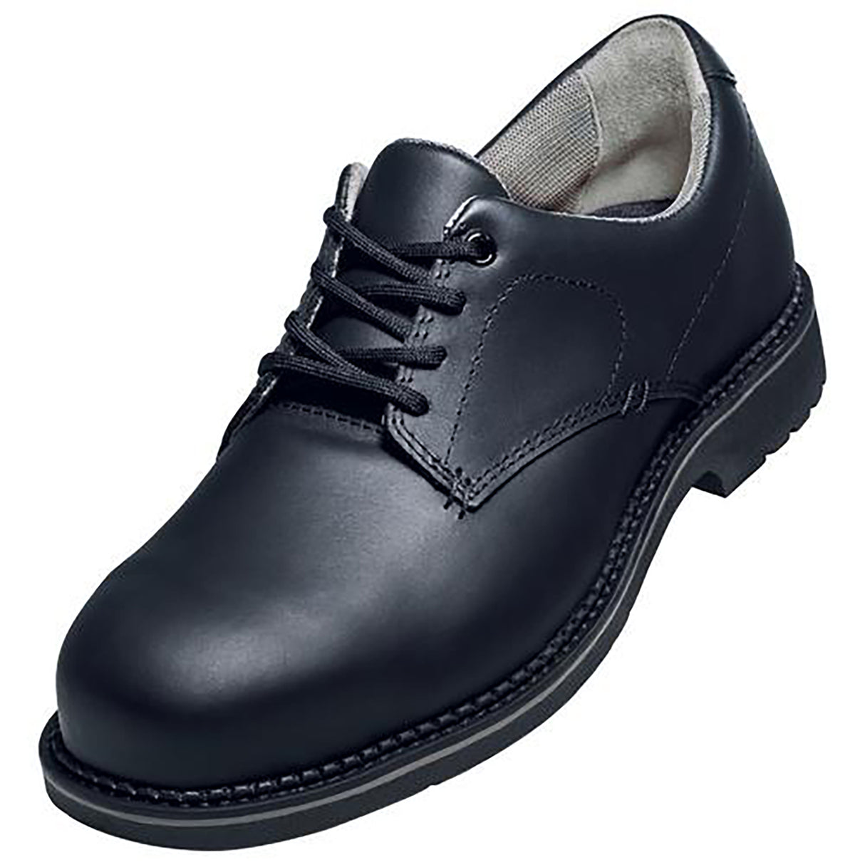 uvex 1 business Leder glatt Halbschuhe S3 schwarz