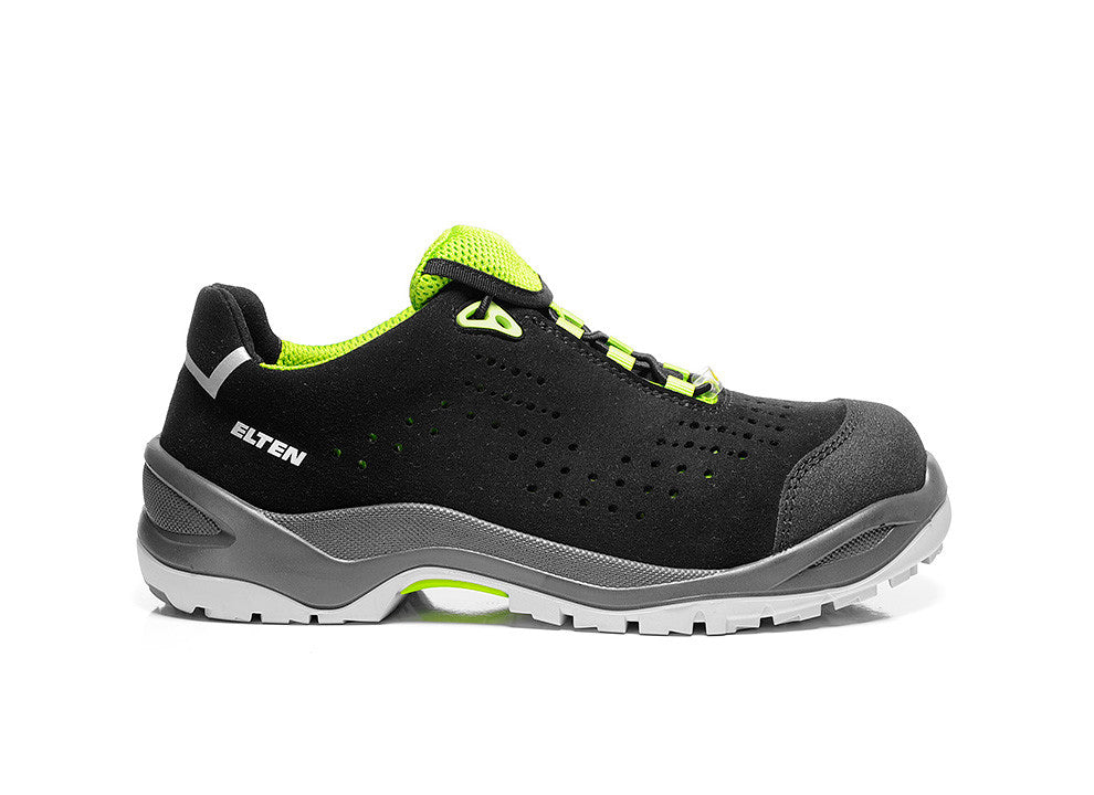 Elten Impulse Low ESD S1P Sicherheitshalbschuh schwarz – schwarz
