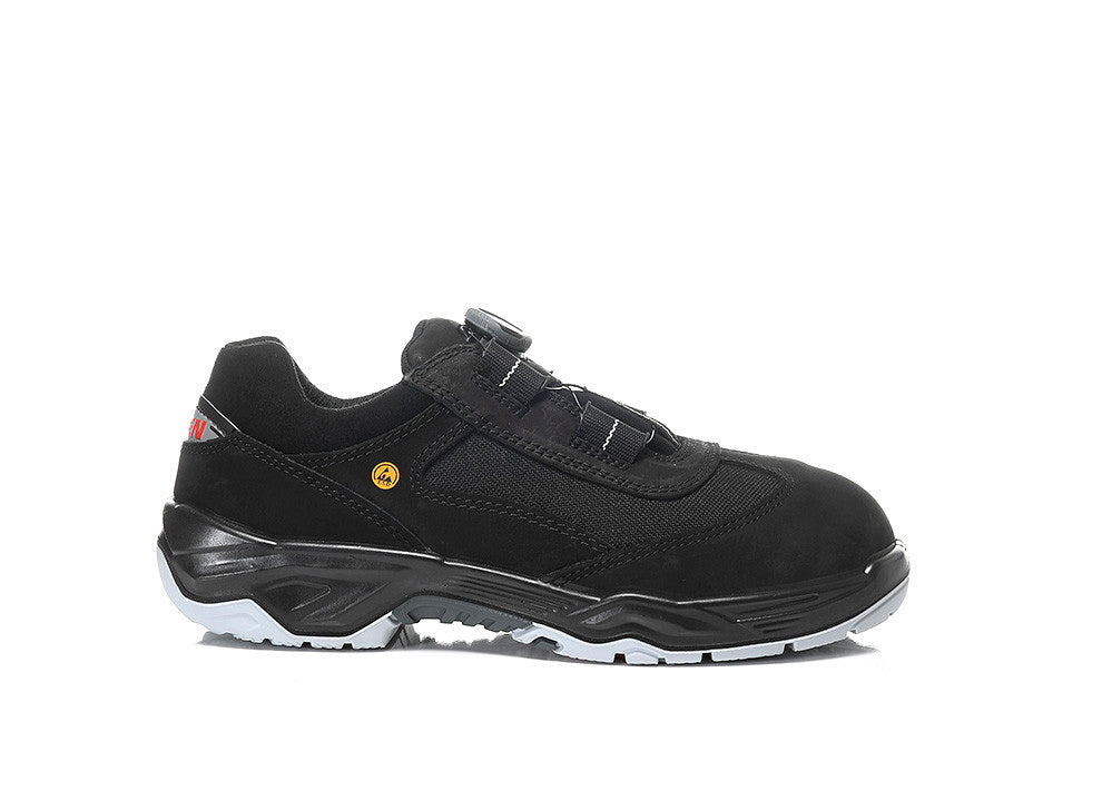 Elten Dustin BOA ESD S3 Sicherheitshalbschuh schwarz – schwarz