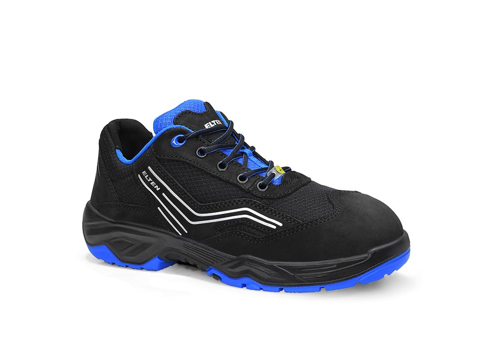 Elten Ambition Low ESD S1 Sicherheitshalbschuh schwarz – schwarz