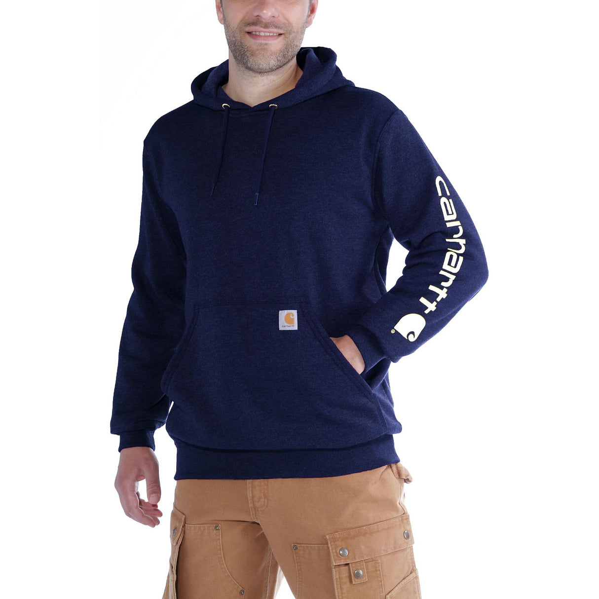 Carhartt Herren Sleeve Logo Hooded Sweatshirt