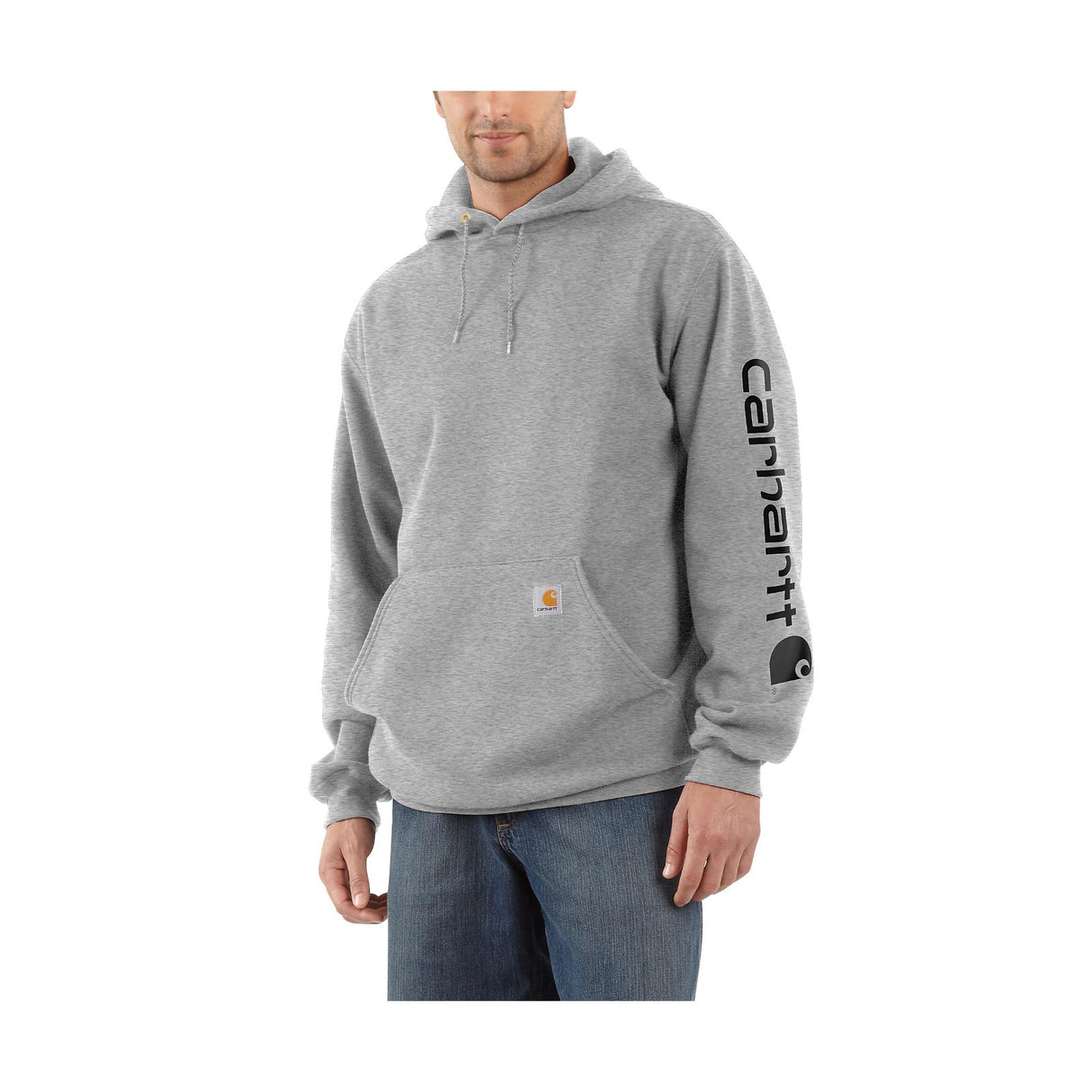 Carhartt Herren Sleeve Logo Hooded Sweatshirt