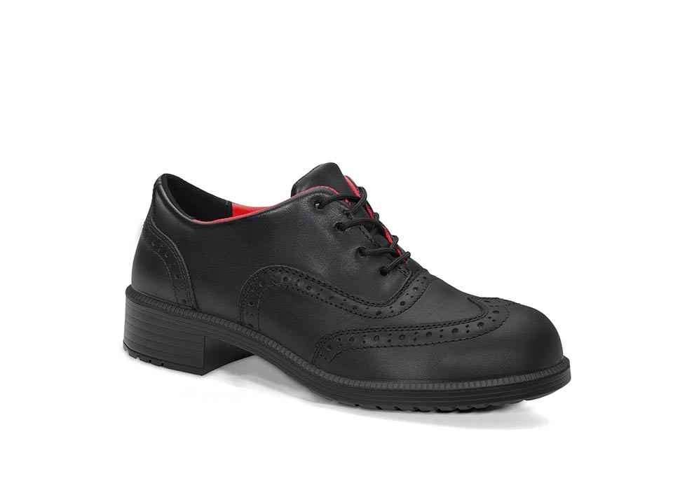 Elten Damen Officer ESD S2 Sicherheitshalbschuh schwarz – schwarz