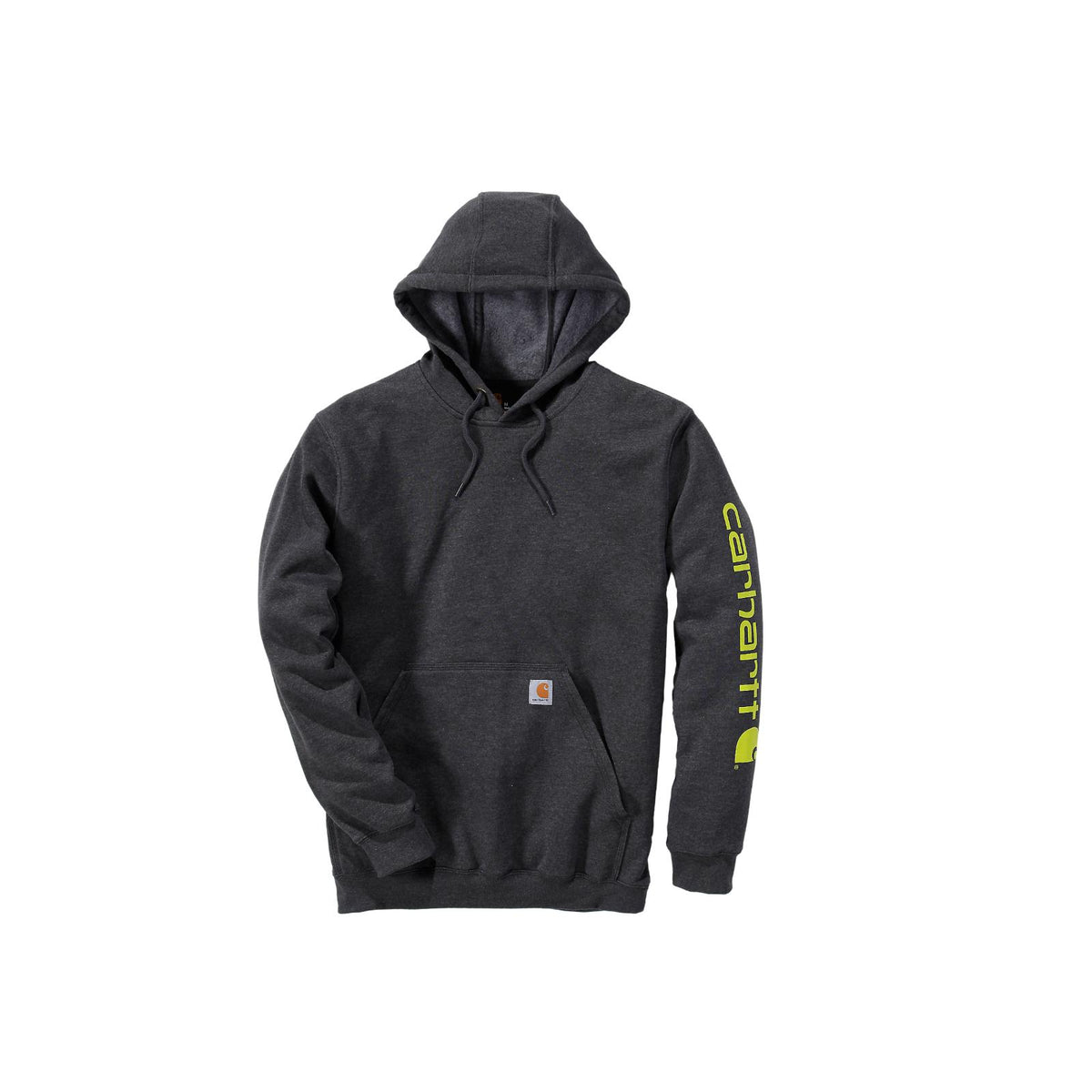 Carhartt Kapuzenpullover Sleeve Logo Hooded Sweatshirt in Carbon Heather - workXperts