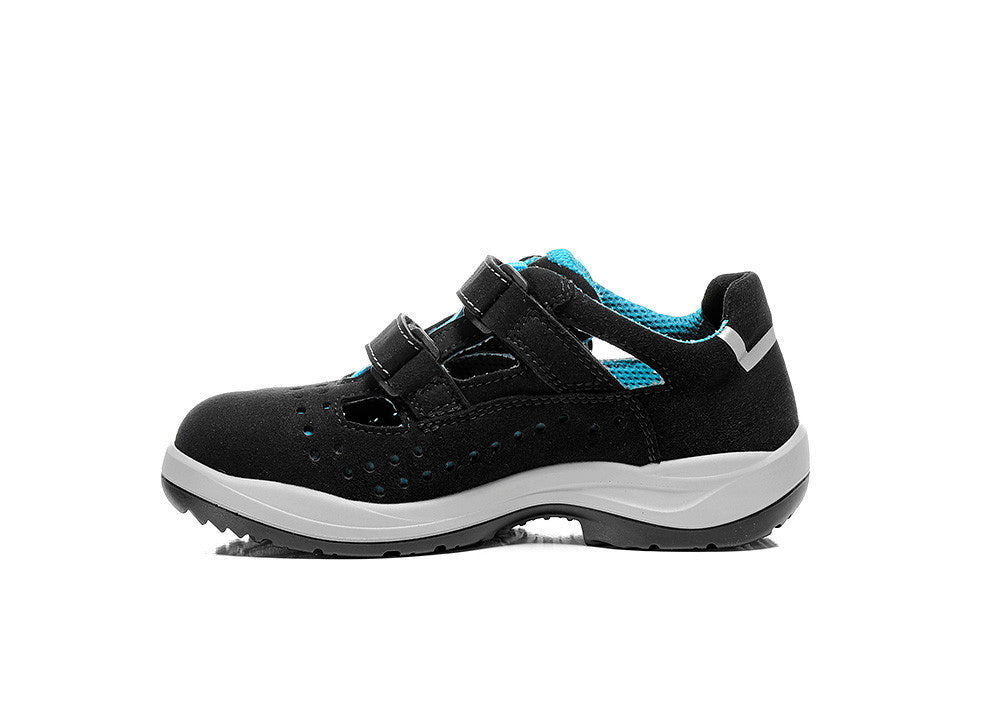 Elten Damen Impulse Aqua S1P Sicherheitssandale schwarz – schwarz