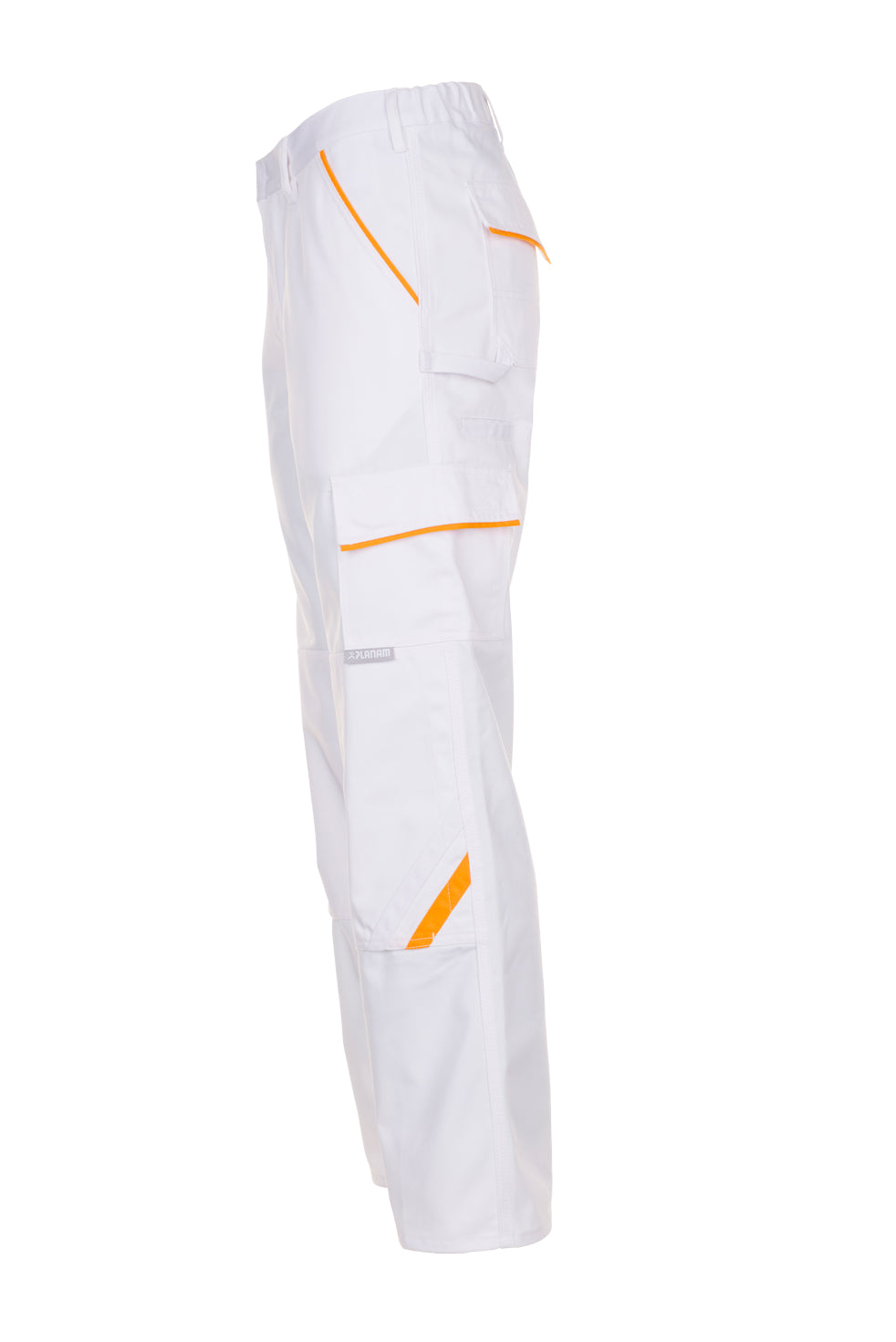 PLANAM Highline Bundhose reinweiß/reinweiß/gelb