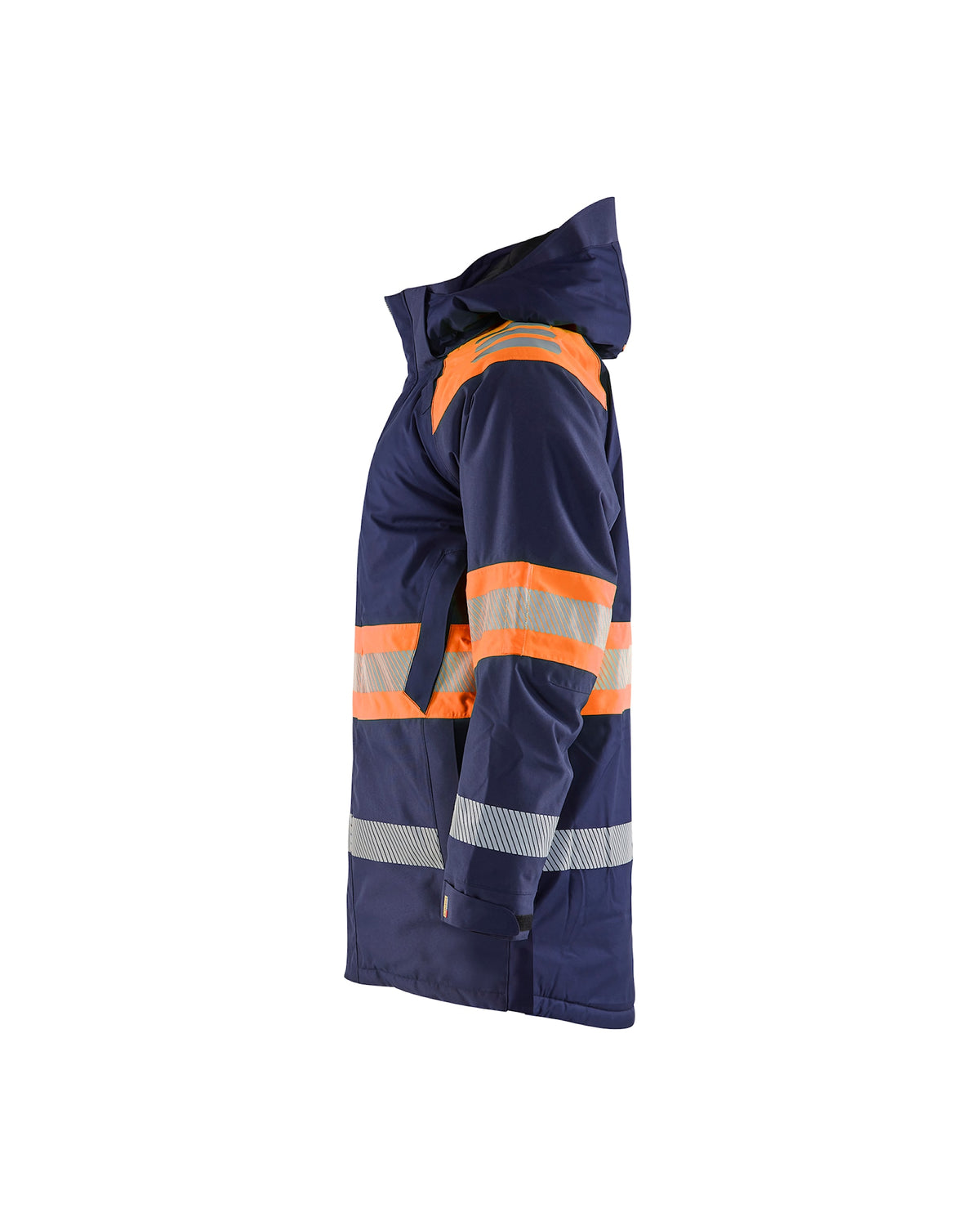 Blåkläder 4485 Warnschutz Winterparka Kl. 1 – marine/orange