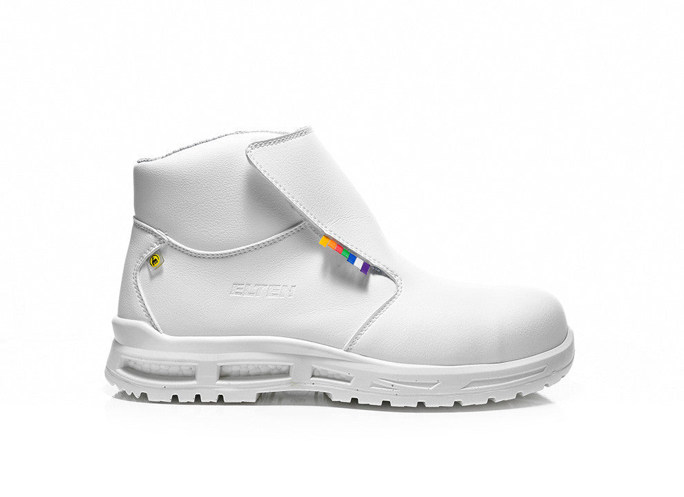 Elten Brice MID ESD S3 Sicherheitshochschuh weiß – weiß