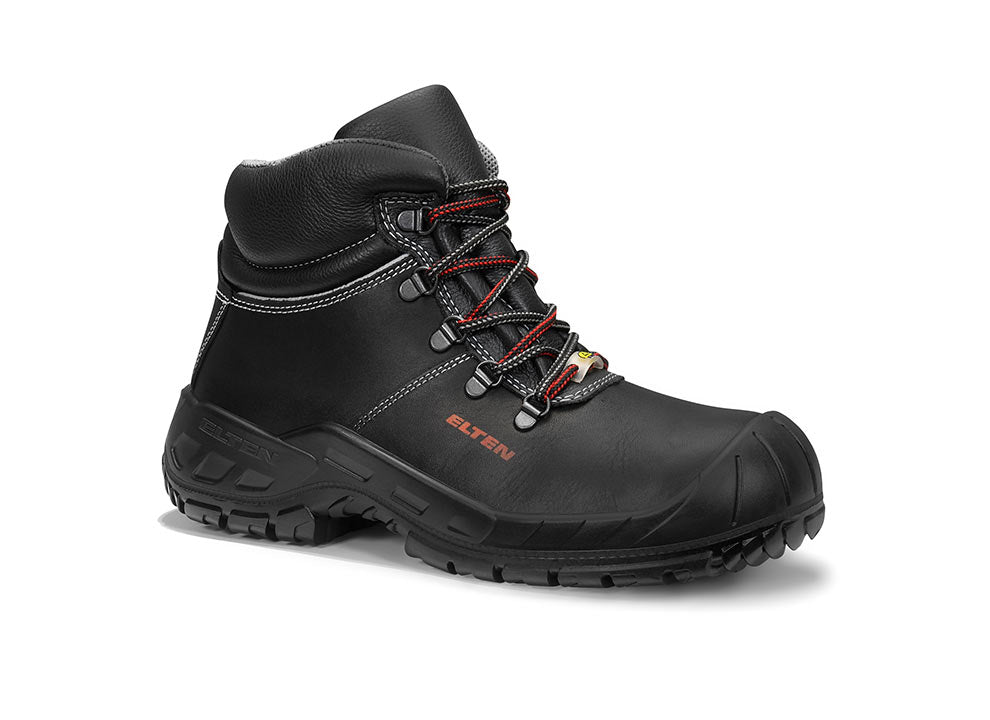 Elten Laurenzo Rubber MID S3 Sicherheitshochschuh schwarz – schwarz